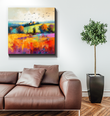 Riverside Retreat Wrapped Canvas