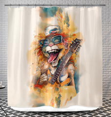 Symphony of Showers Caricature Curtain