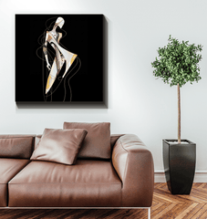 Contemporary Fashion Collage Canvas - Beyond T-shirts