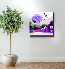 Captivating Caverns Cave Landscape Canvas