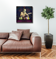 Bold and colorful Vibrant Vibe Radiates canvas art.