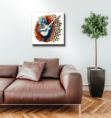 Electro Energy Wrapped Canvas