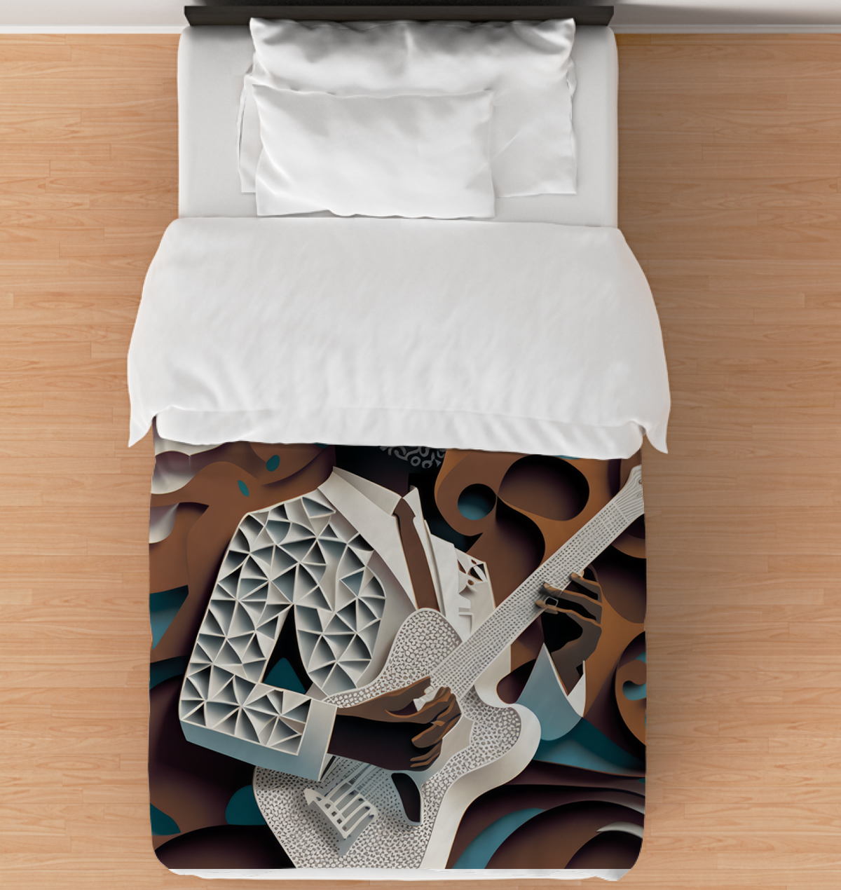 Hip-Hop Beat Duvet Cover