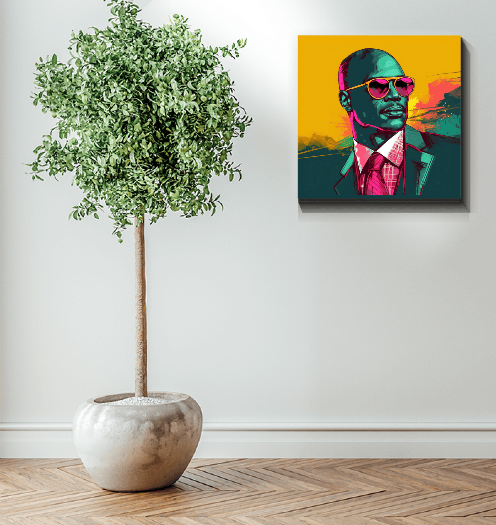 Runway Reverie Abstract Elegance Canvas - Beyond T-shirts