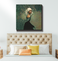 Retro Vibes Beyond Style Wrapped Canvas