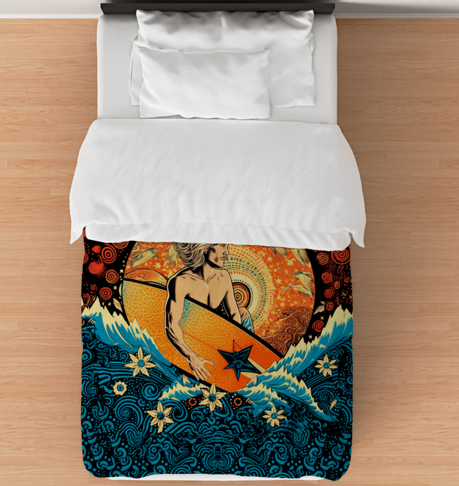 Surfing Escape Comforter Set - Beyond T-shirts