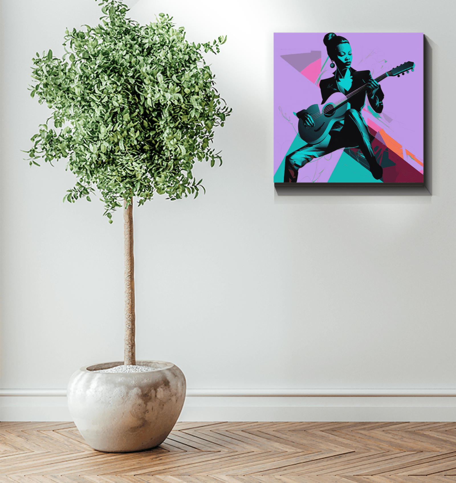Fashion Fusion Elegance Wrapped Canvas - Beyond T-shirts