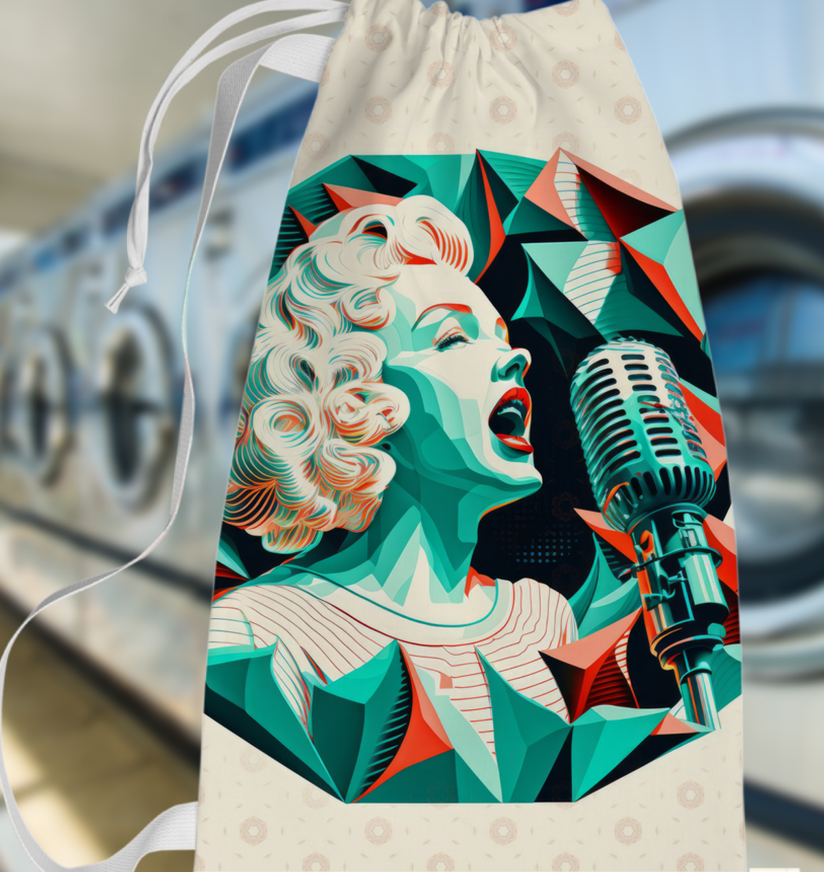 Madrigal Motif Laundry Bag