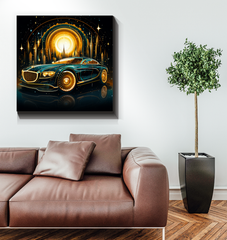 Modern Supercar Wrapped Canvas