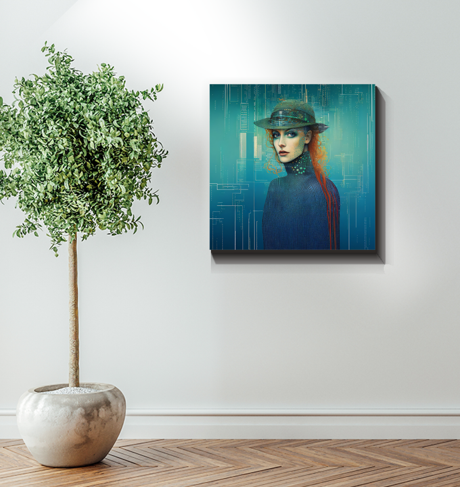 Radiant Reverie wall art for office spaces