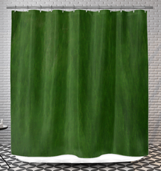 Luxurious Quilted Elegance Shower Curtain in a Serene Bathroom Setting