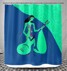 Runway Rendezvous Shower Curtain - Beyond T-shirts