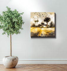 Autumn Dreams Landscape Wrapped Canvas