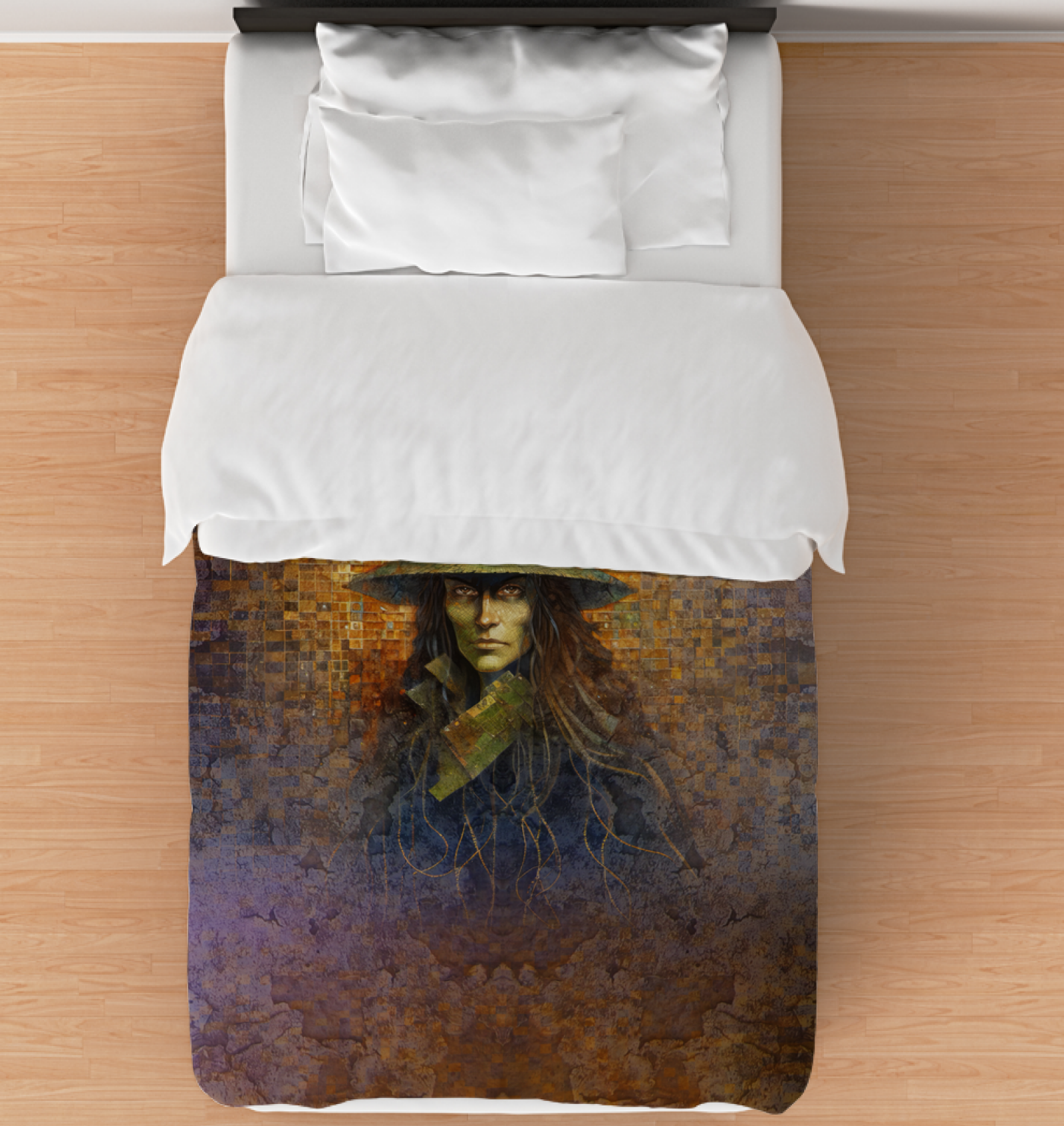 Enchanted Evening Themed Duvet Cover for Elegant Bedding