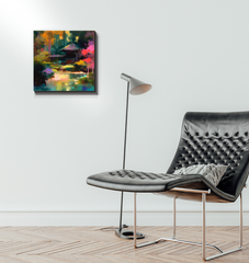 Majestic Mountains Landscape Wrapped Canvas