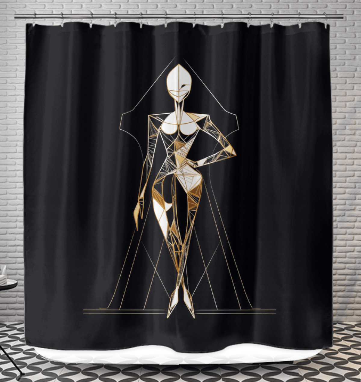 Runway Romance Shower Curtain - Beyond T-shirts