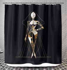 Runway Romance Shower Curtain - Beyond T-shirts