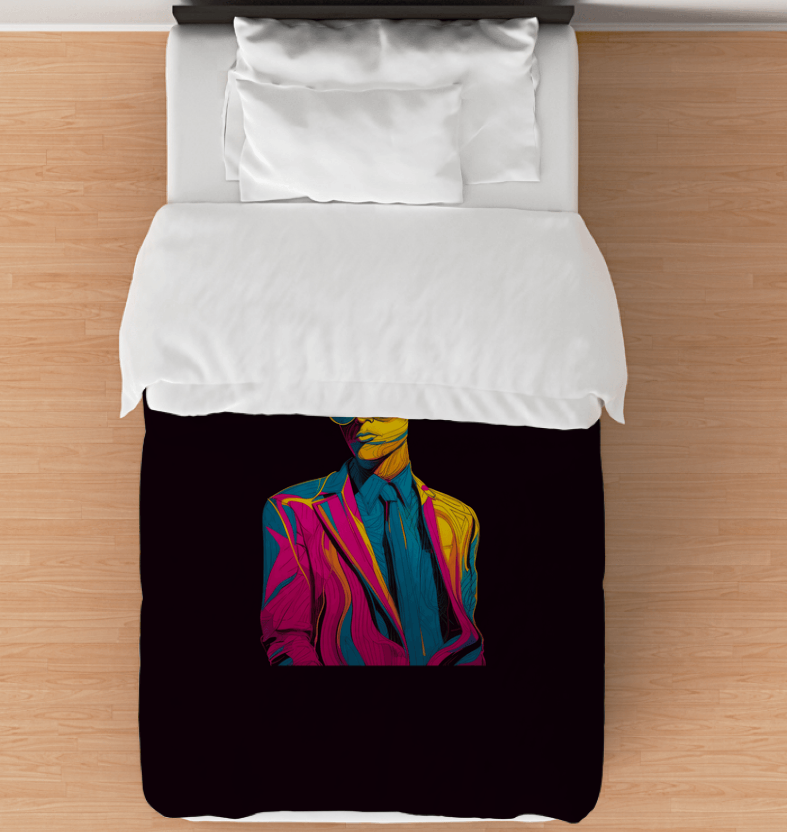 Vogue Vibes Asleep Fashion Art Duvet Cover 