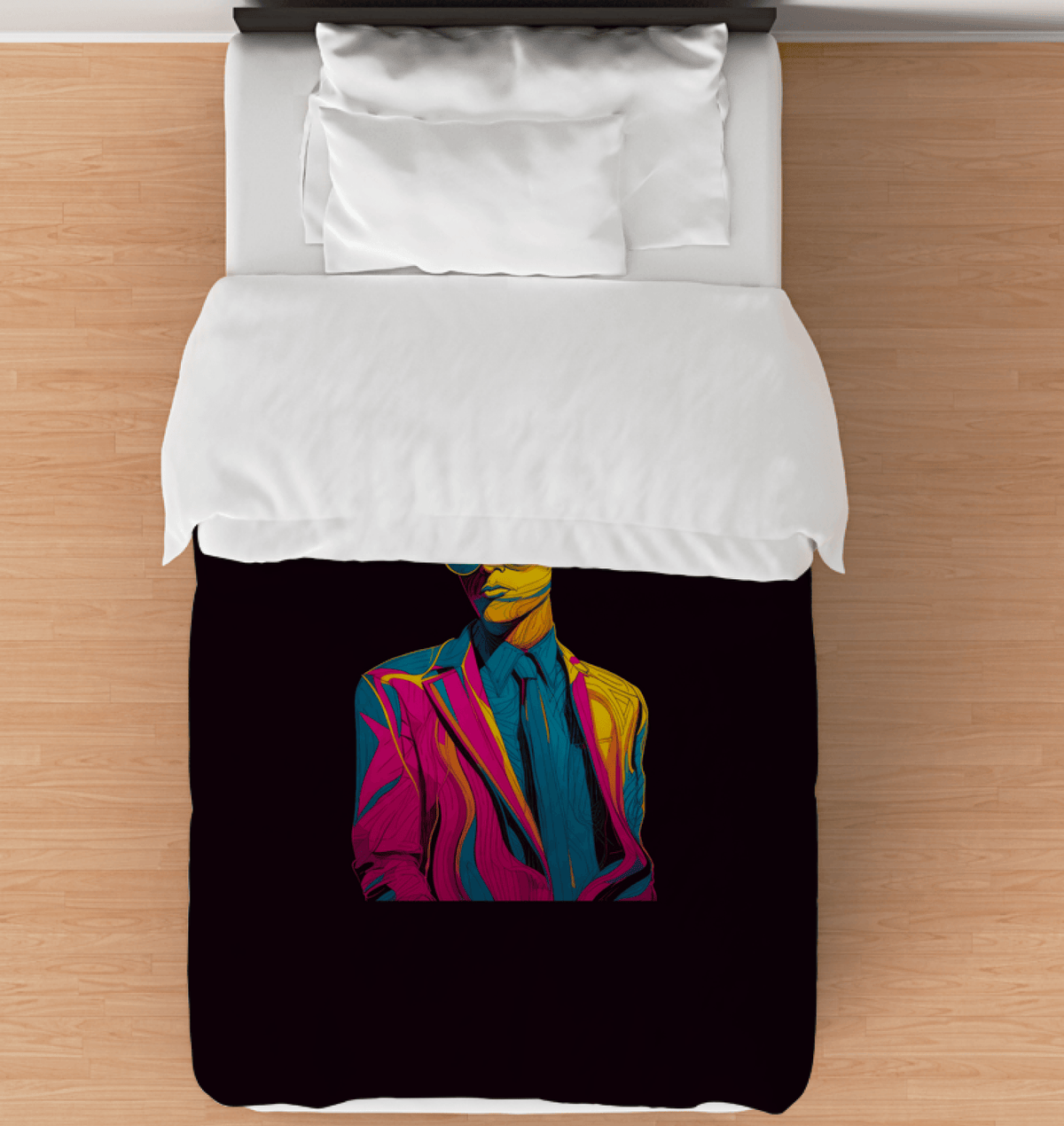 Vogue Vibes Asleep Fashion Art Duvet Cover 