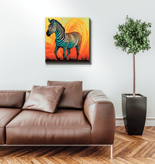 Zebra Foal Innocence Canvas - Beyond T-shirts