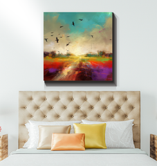 Desert Mirage Wrapped Canvas