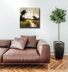 Ocean Horizon Landscape Wrapped Canvas