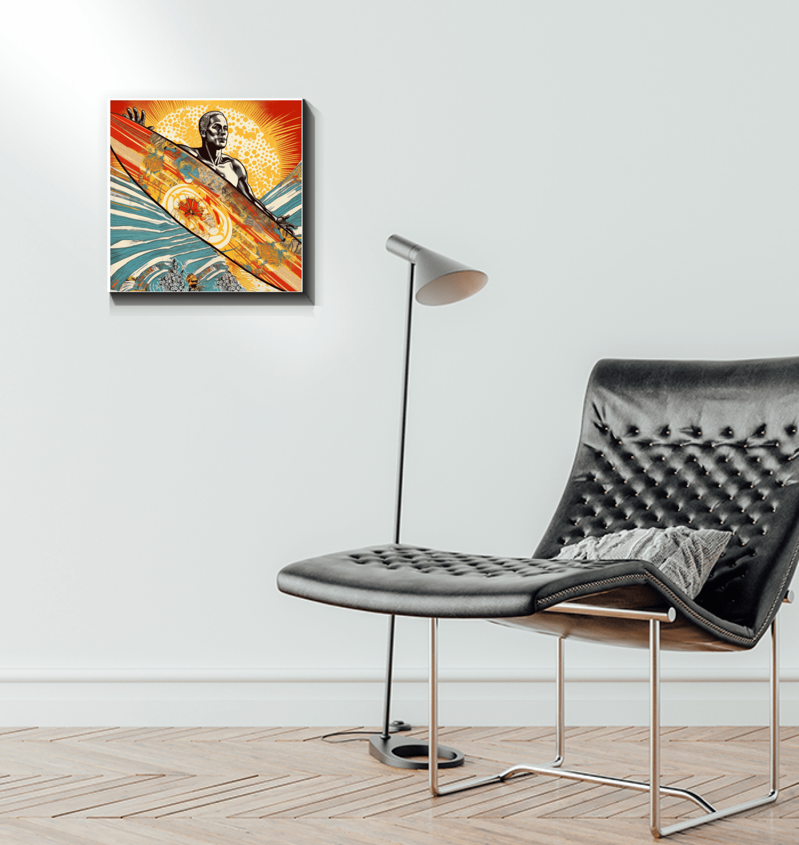 Surfer's Haven Canvas Art - Beyond T-shirts