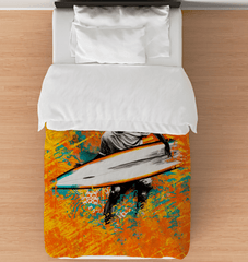 Sunset Surfing Dreams Duvet Cover Set - Beyond T-shirts