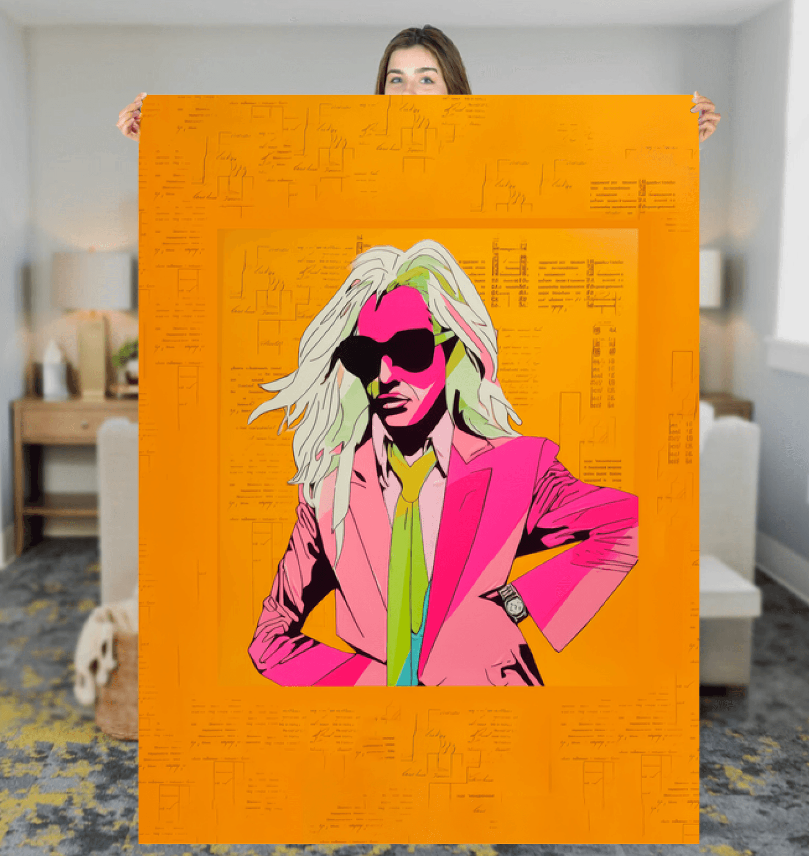 Artistic Expression Couture Sherpa Blanket - Beyond T-shirts