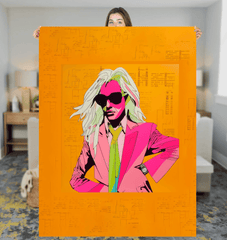 Artistic Expression Couture Sherpa Blanket - Beyond T-shirts