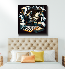 Harmonic Hues Wrapped Canvas