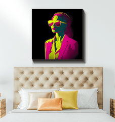 Glamour in Style Canvas Art - Beyond T-shirts