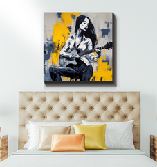 Whispers of Dreams Minimalist Abstract Wrapped Canvas