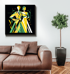 Runway Glamour Fashion Art Canvas - Beyond T-shirts