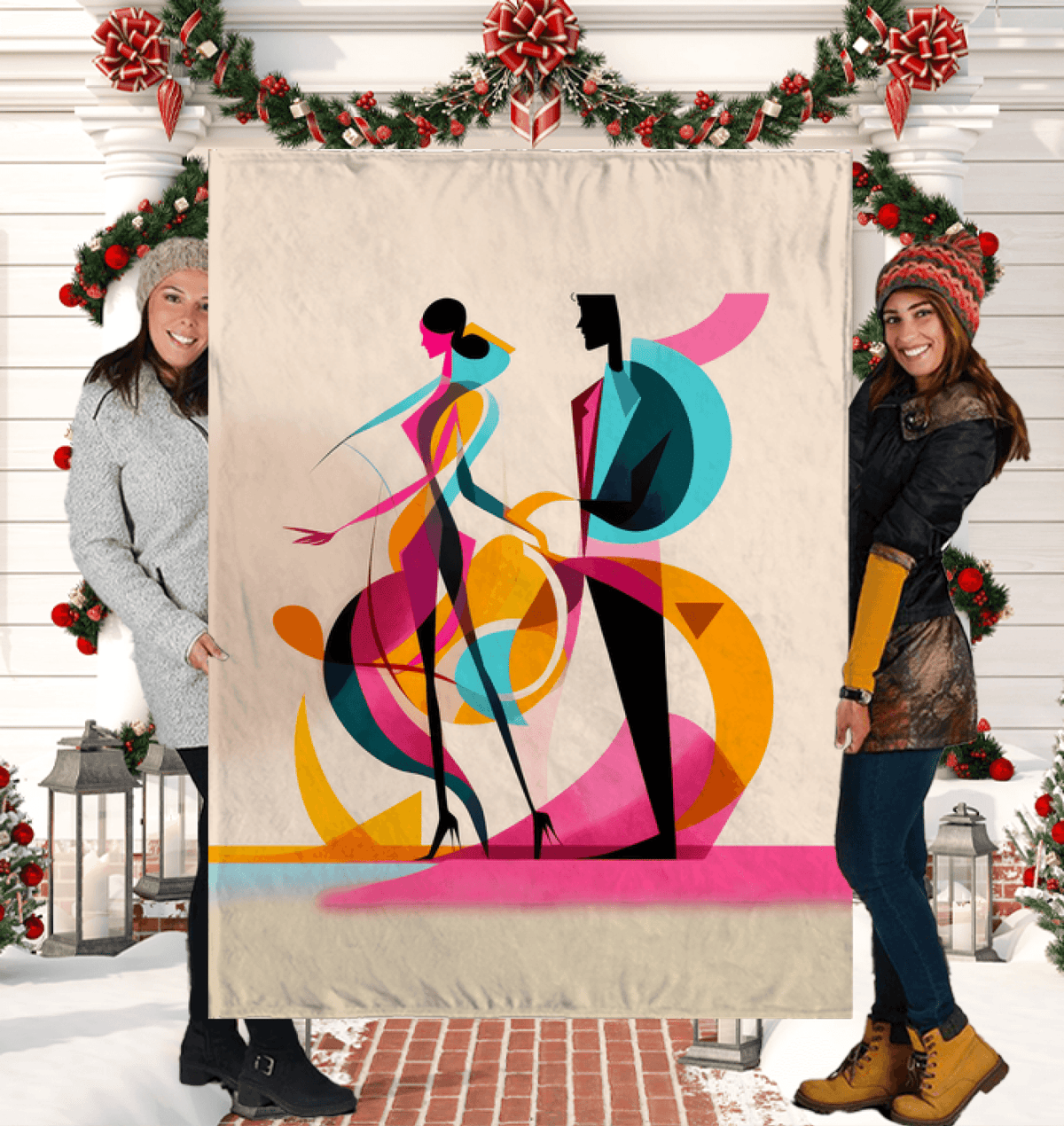 Elegance in Graffiti Sherpa - Beyond T-shirts