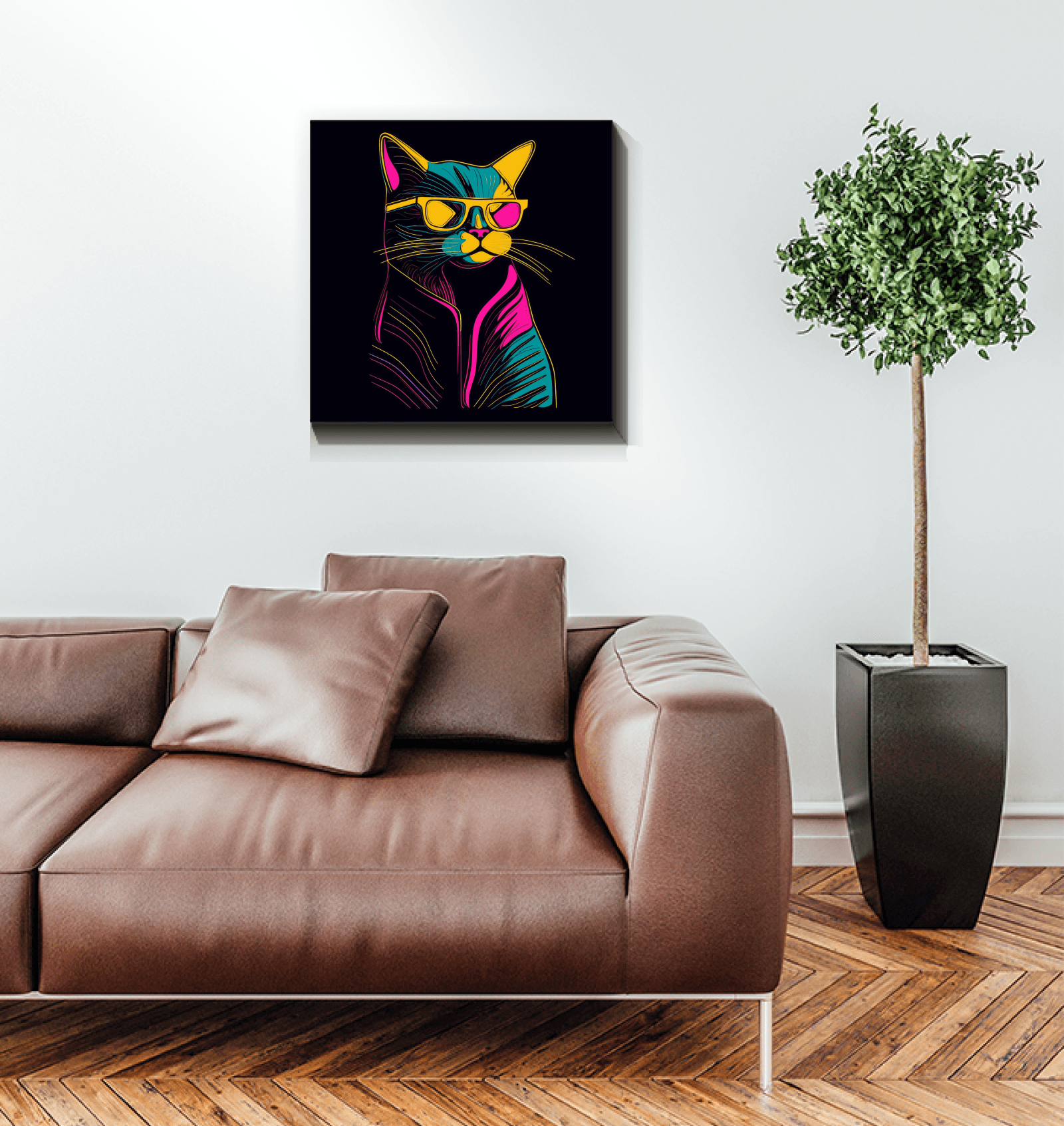 Whiskered Wonder Canvas - Beyond T-shirts