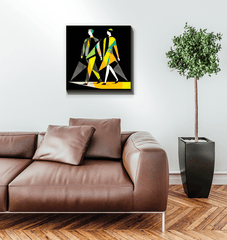Runway Reverie Abstract Canvas - Beyond T-shirts