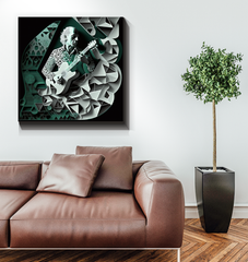 Folk Harmony Wrapped Canvas