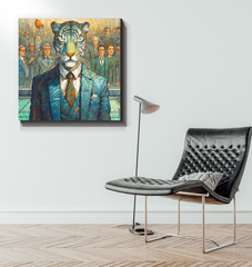 Wrapped Canvas of Ballet Elephant.