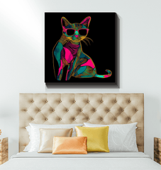 Mysterious Gaze Canvas Print - Beyond T-shirts