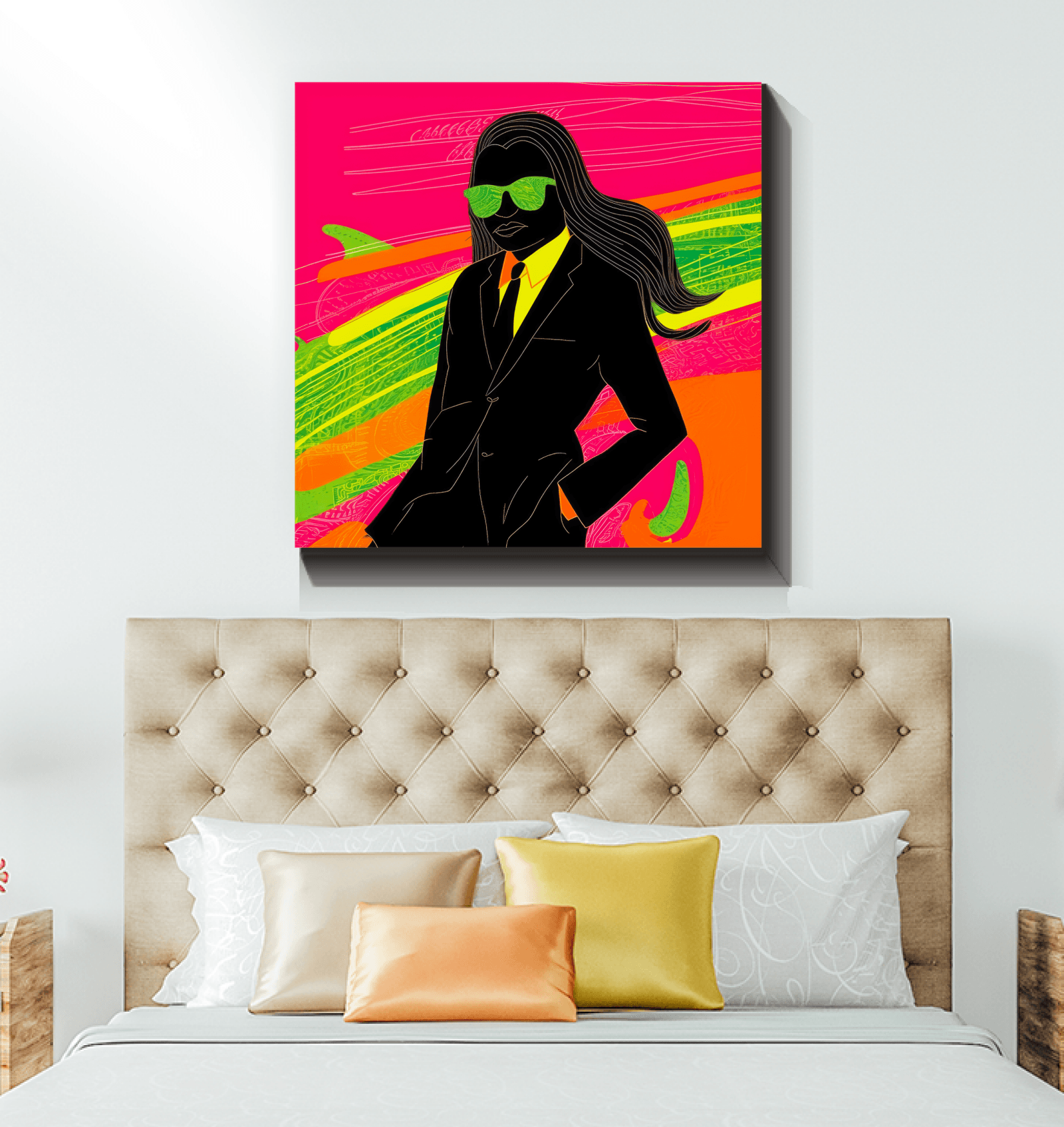 Artistic Elegance Fashion Canvas Print - Beyond T-shirts