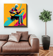 Vintage Vinyl Vibes Canvas - Beyond T-shirts