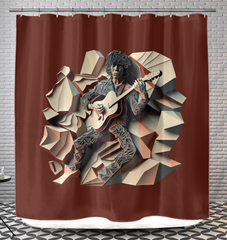 Epics' Ensemble Shower Curtain