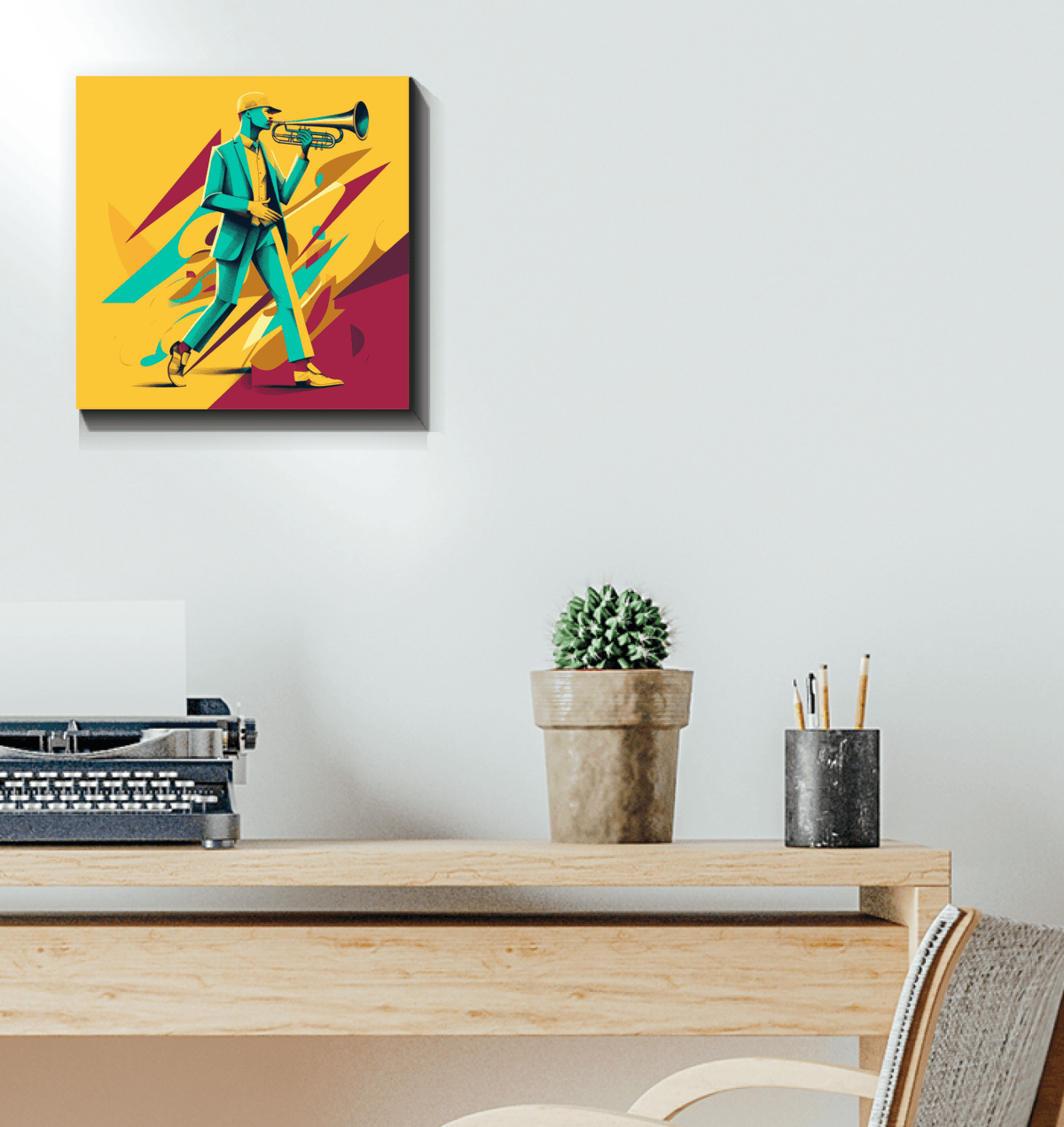 Jazzed Up Elegance Canvas Print - Beyond T-shirts