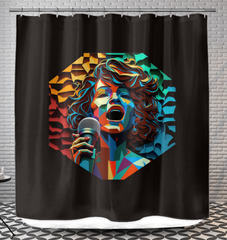 Rock & Roll Revival Shower Curtain