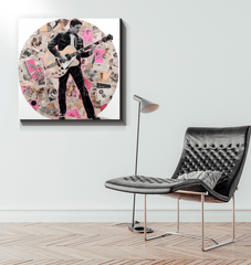 Harmonic Odyssey Wrapped Canvas Melodic Journey - Beyond T-shirts