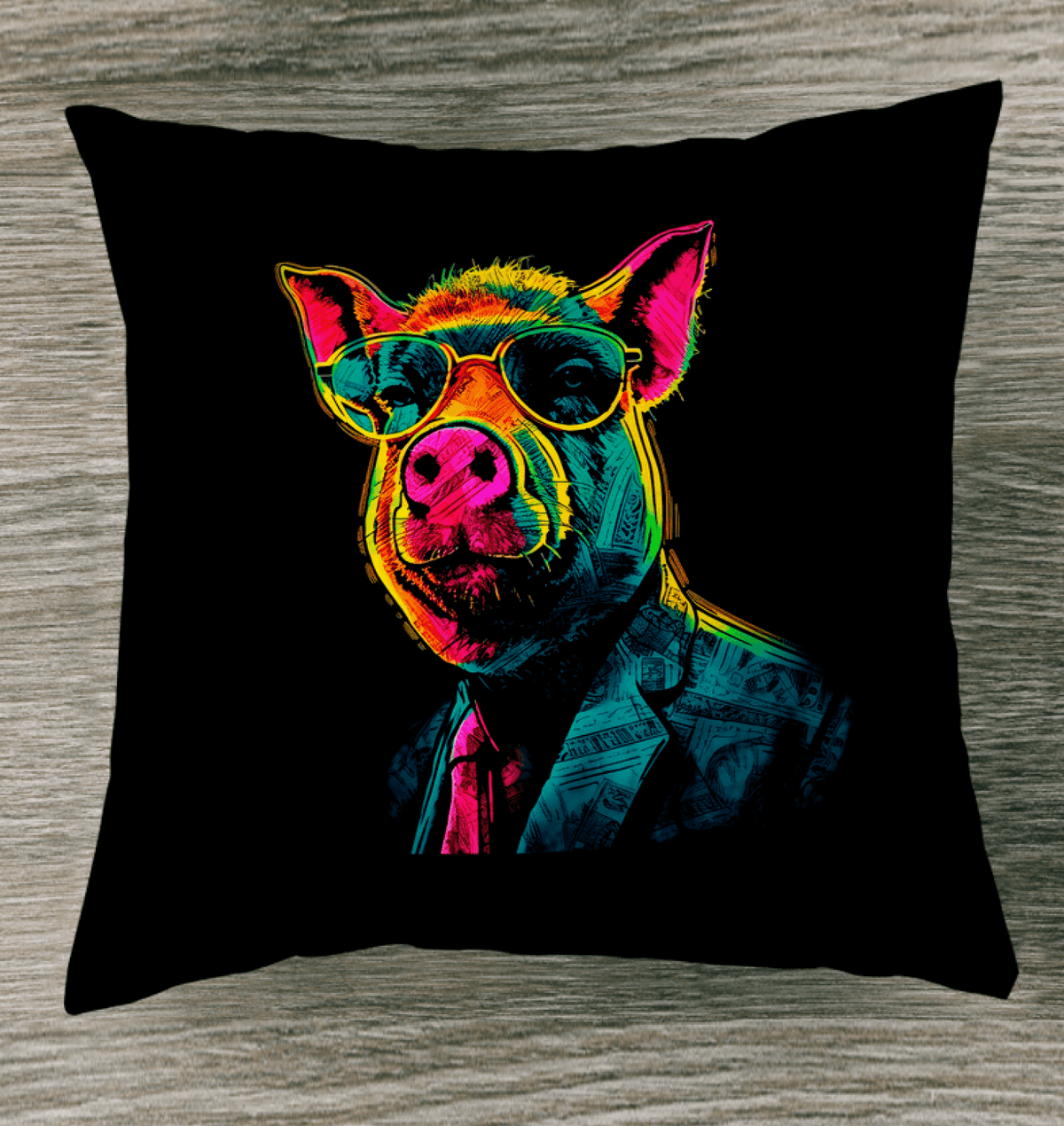 Playful Piglet Indoor Pillow - Beyond T-shirts