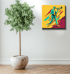 Jazzed Up Elegance Canvas Print - Beyond T-shirts