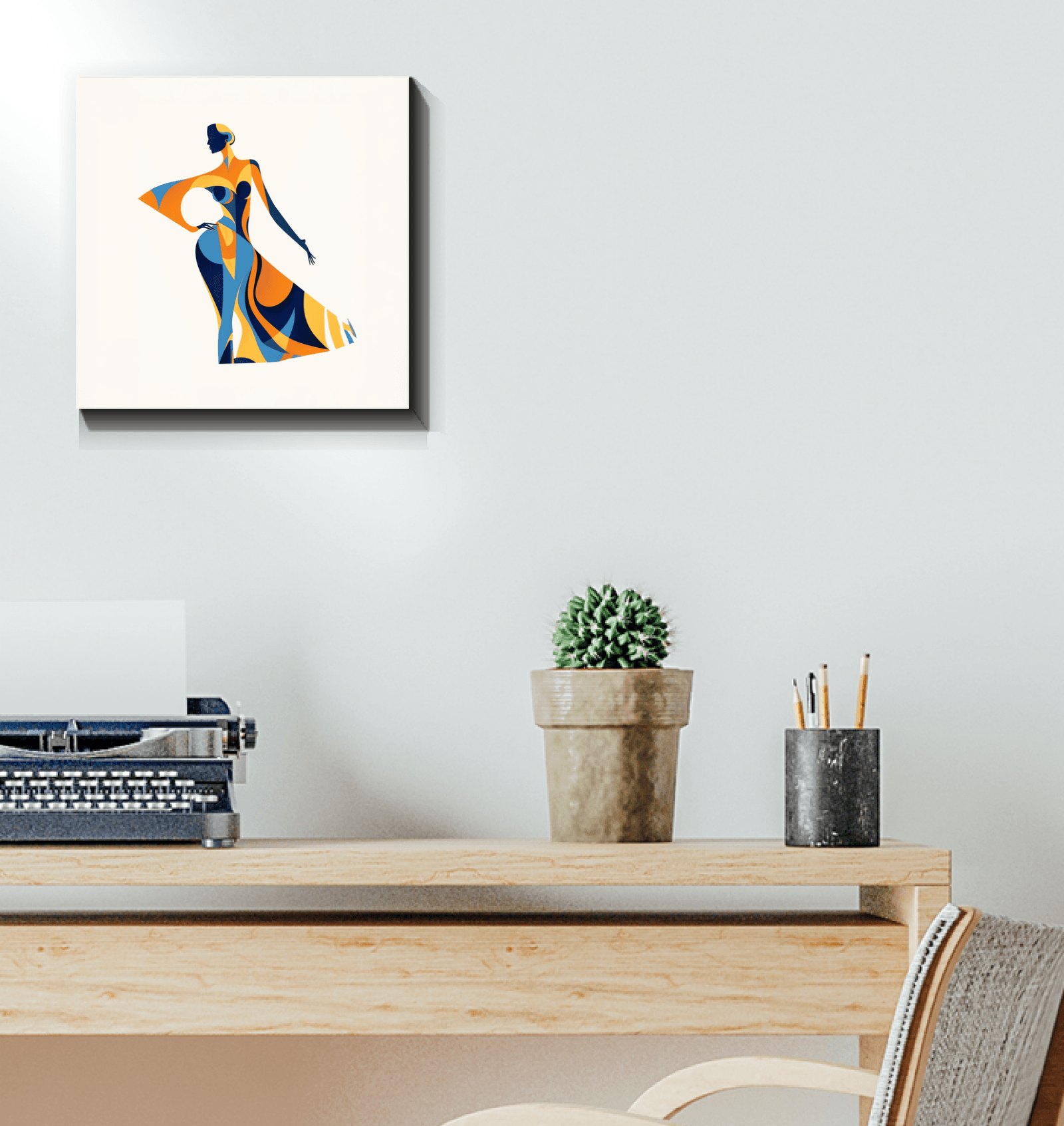 Stylish Silhouettes Canvas Art - Beyond T-shirts