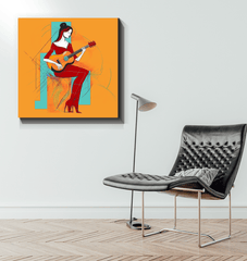 Elegant Couture Escape Wrapped Canvas - Beyond T-shirts